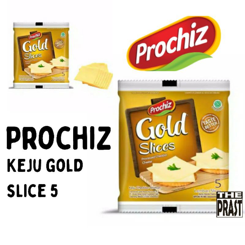 

Prochiz Keju Gold Slice 5'S 65g