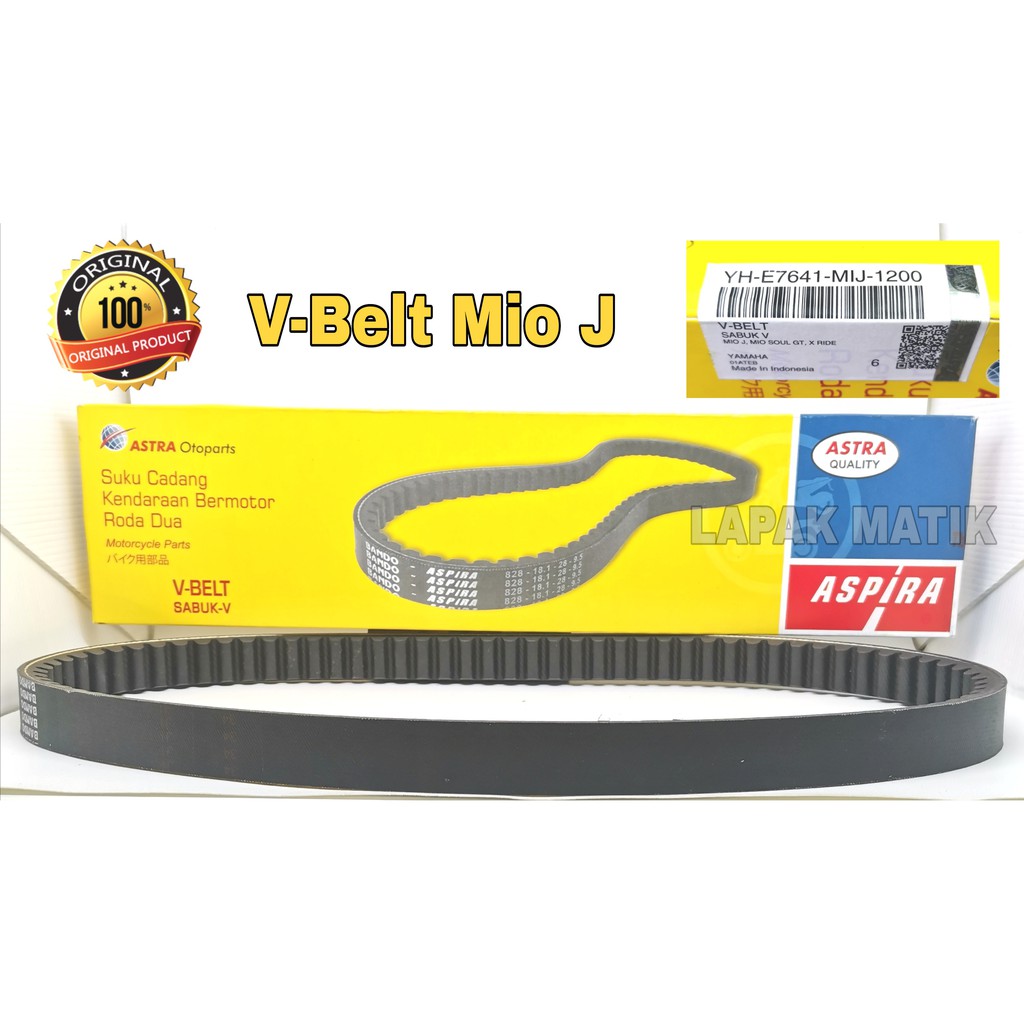 Vanbelt MIO J,SOULGT,XRIDE Orisinil ASPIRA