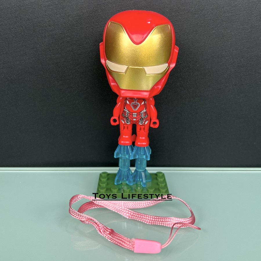 Pajangan Gantungan Deformation Iron Man Ironman Base