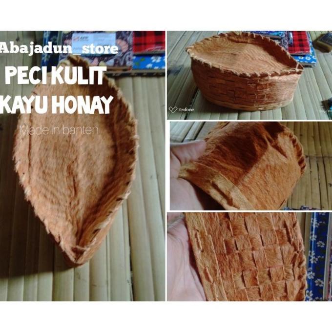 Kopeah Kopyah Peci songkok kopiah kulit kayu honai asli habib Bahar