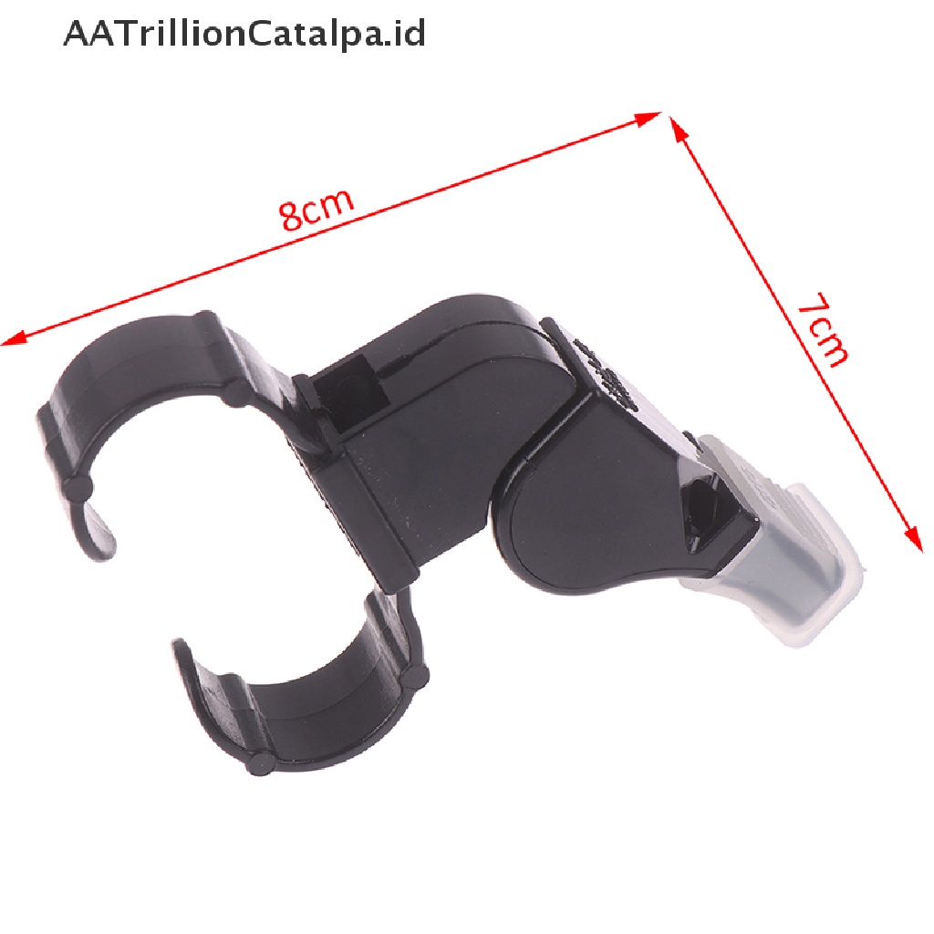 Aatrillioncatalpa Peluit Wasit Bahan Plastik Warna Hitam