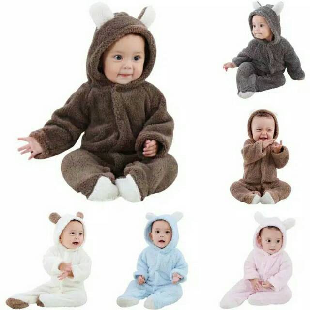 Jumper bulu import jumper baby sweater bulu  stelan bulu baby