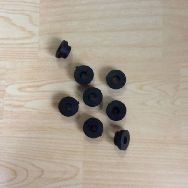 FLJ Ring Topi Plastik D. 6.3 mm x L. 17 mm x T. 10 mm 300 gram Aksesoris Pintu Folding Gate Harmonik