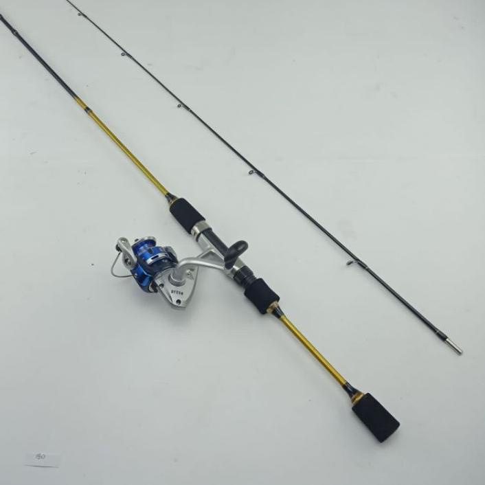 Harga Baru satu set joran pancing cesting UL ultralight fiber solid murah kuat ajiro ninja 165 180 1