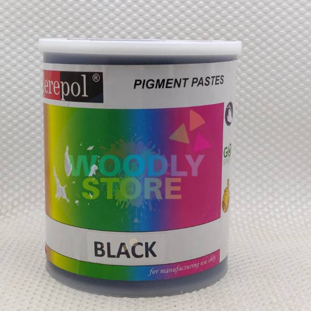 CAREPOL PEWARNA RESIN EPOXY BLACK HITAM PIGMENT EPOXY RESIN 1kg