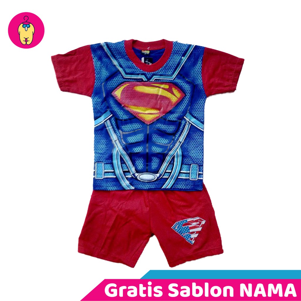 Baju Anak Superman bersayap