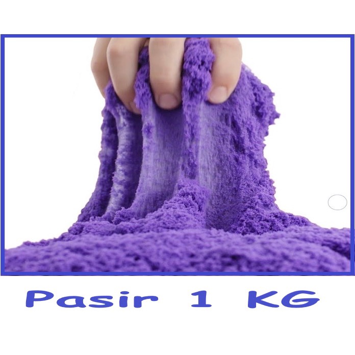 Paket Lengkap Pasir Ajaib 1 KG - Magic Sand 1Kg