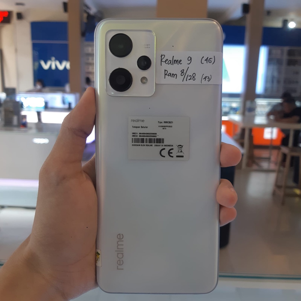 Realme 9 (4G) 8/128gb Fullset - Hp Second Bekas