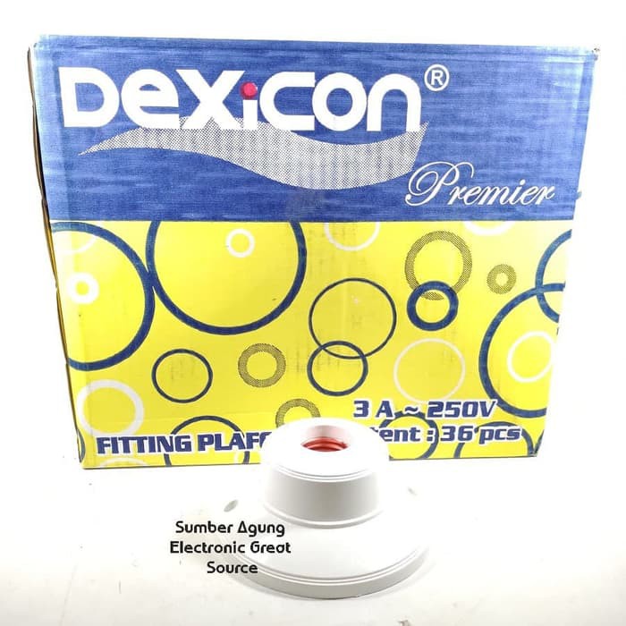 Fiting Plafon Bulat Lebar Dexicon Premier Big UFO DP417 Tebal Berkuali