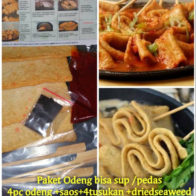 Paket odeng fish cake eomuk toppoki tteokbokki gochujang korean food snack halal topoki