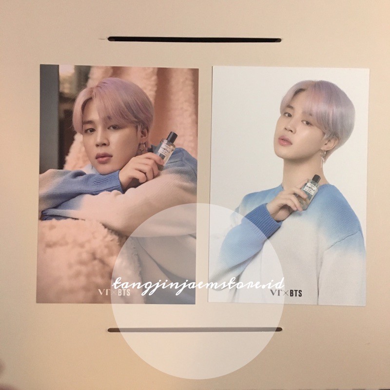 BTS X VT COSMETICS PERFUME PHOTOCARD SHARING MEMBER