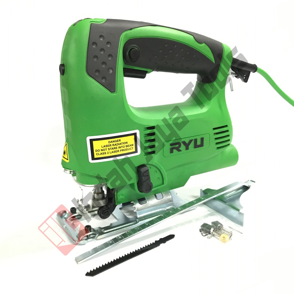 RYU RJS65-1E Mesin Jigsaw LASER Quick Change Jig saw Gergaji Kayu Triplek