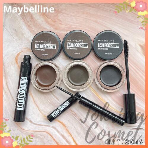 (CYBER) COD TERBARU PAKET 3IN1 MAYBELLINE EYELINER + MASCARA + EYEBROW GEL