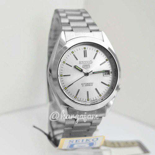 Jam Automatic Seiko Series 5 S706076 Silver Chain | Silver Dial (hargajam harga jam matic otomatis)