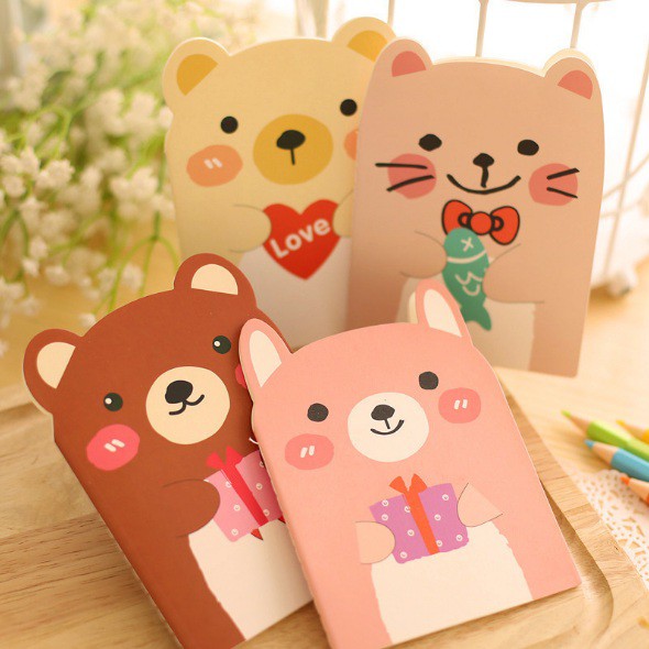 

BUKU NOTE BOOK LUCU / NOTE BOOK ANIMAL LUCU / MEMO ANIMAL CUTE / MEMO BEAR / MEMO PUPPY