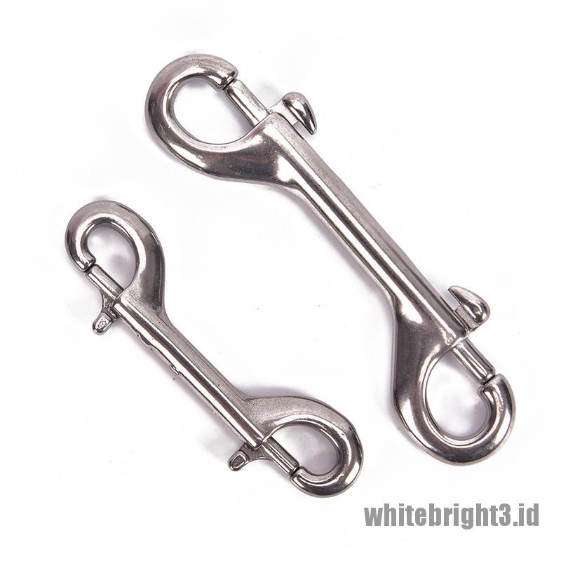 Kait snap bolt Dua Sisi Bahan stainless steel 316 Untuk scuba diving