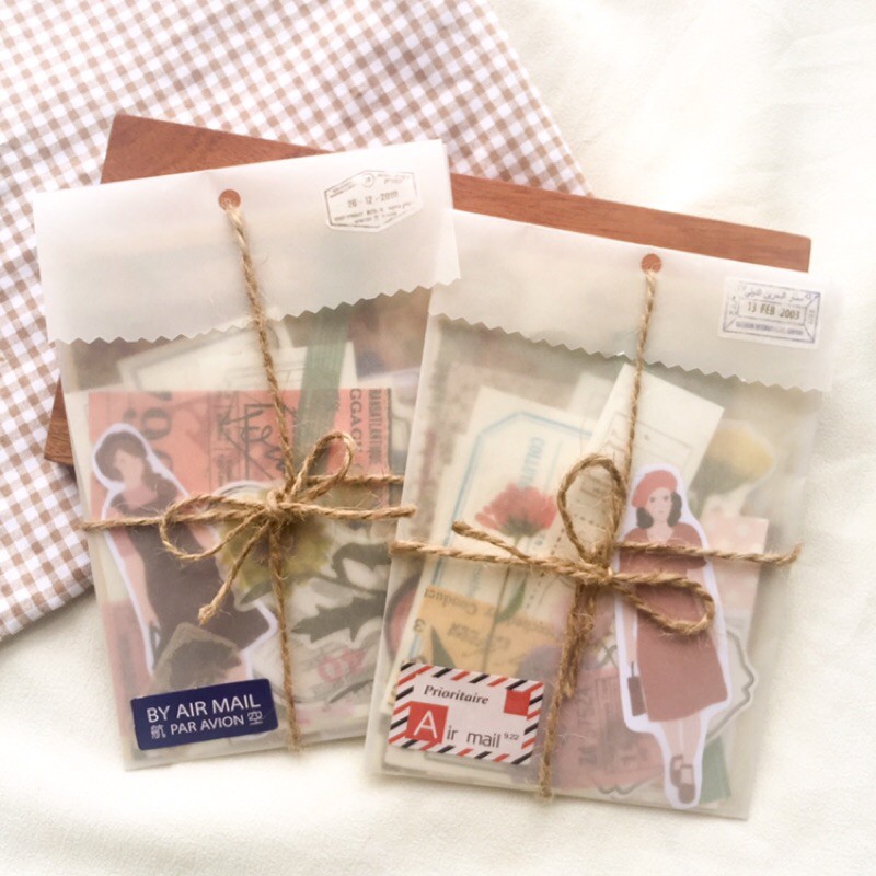 

42 PCS Bujo Set Dekorasi (mini) Vintage