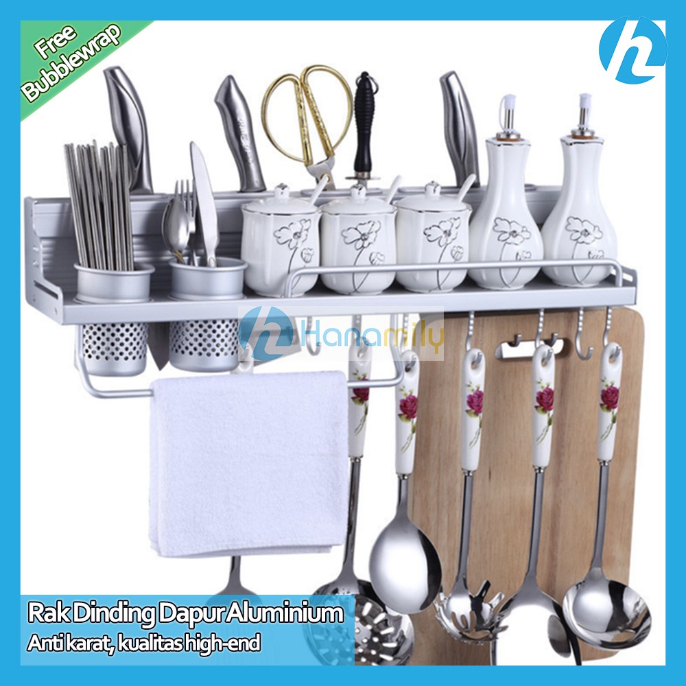 Rak Dinding Dapur Aluminium