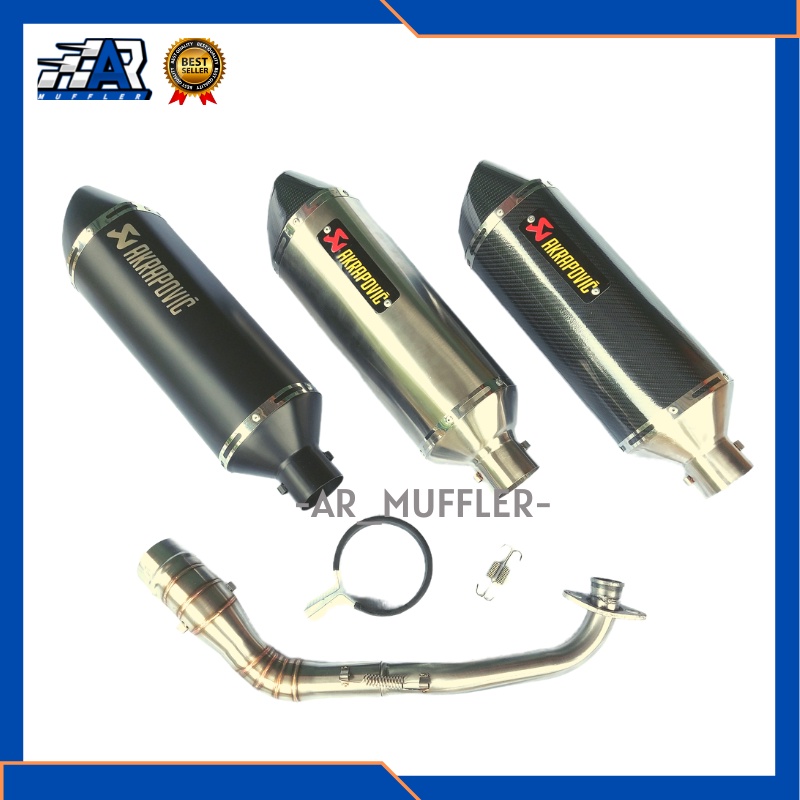 Knalpot Racing AKRAPOVIC NMAX NEW OLD AEROX NEW OLD LEXI MIO SPORT M3 VARIO 125 150 Beat Scoopy PCX 