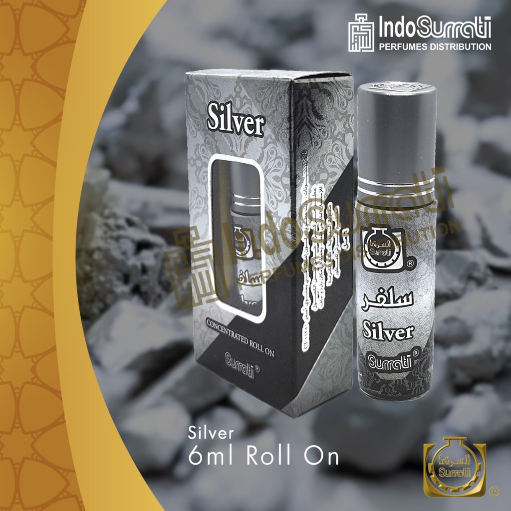 Parfum SILVER 6ml Roll On | Parfum Surrati | Surrati Perfumes | Bibit Minyak Wangi