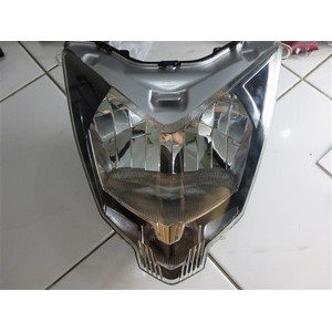 Refektor Lampu Depan Kawasaki Bajaj Orisinil + Bohlam