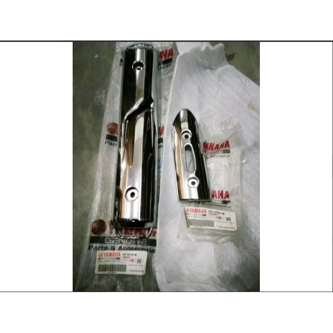 Cover Tameng Knalpot Set Jupiter Z Burhan Original