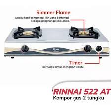 Rinnai Kompor Gas 2 Tungku RI-522AT