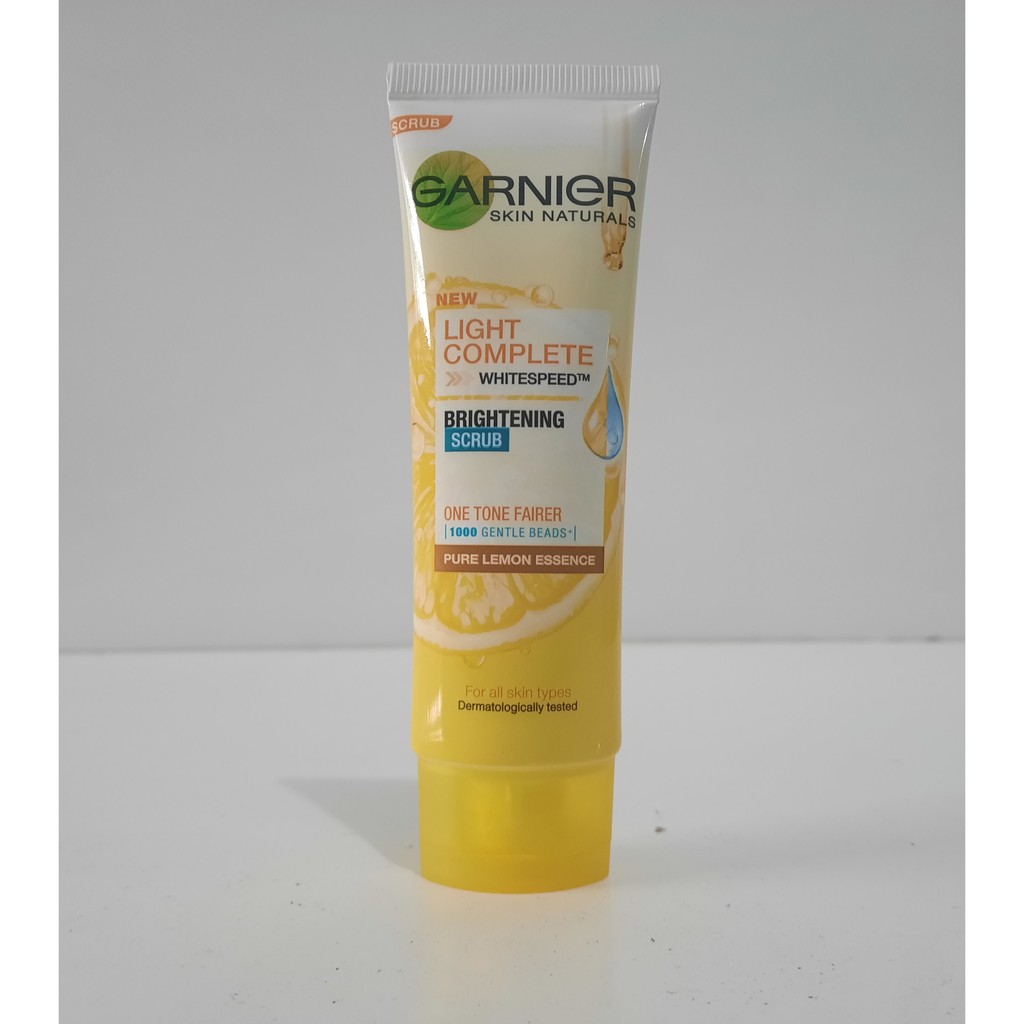 Jual Garnier Facial Scrub Bright Complete Brightening Scrub 50ml Shopee Indonesia