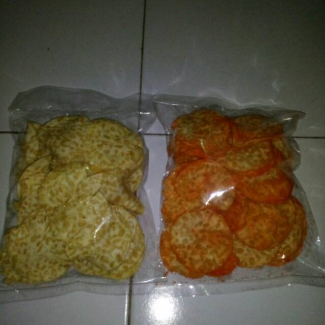 

Keripik tempe rasa original,balado,dan BBQ