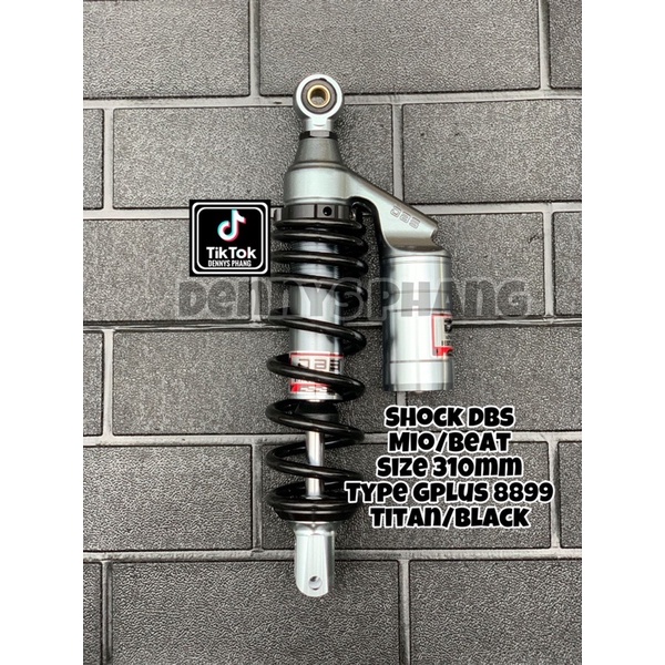 Shock DBS 8899 G Plus Titan Series Matic Singel Shock 310mm 330mm Shockbreaker Singel Matic Tabung Atas Mio Xeon Soul Fazzio XRider Beat Scoopy Genio Vario 110 125 150 160 FOURSIX_46