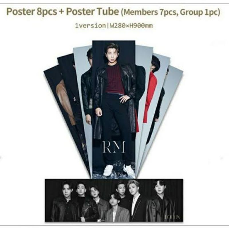 [READY] dicon bromide poster jin seokjin bts