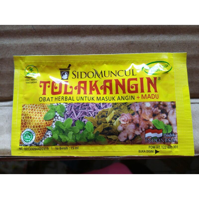 Tolak Angin Cair Jamu Obat Herbal Masuk Angin Plus Madu