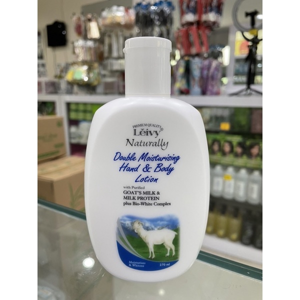 Leivy Double Moisturising Hand &amp; Body Lotion Goats Milk