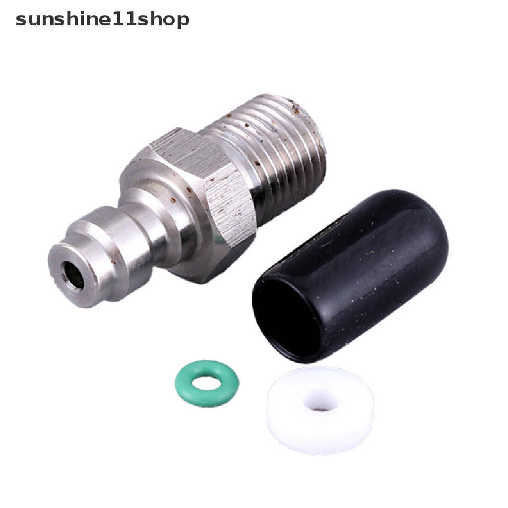 Sho Adaptor Pneumatik Pneumatik Quick Coupler Ukuran 8mm M10x1 Male Plug 1 / 8NPT