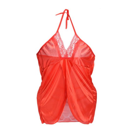 d1976 Baju Haram Cewe Bikini Lingery Lingerie Lingeri Lingeria Lengerie Lingery Sexy Wanita Dewasa Hot Binal Jumbo Big All Size Oversize Sexy Murah Jumbo S M L OFL-F178-Merah