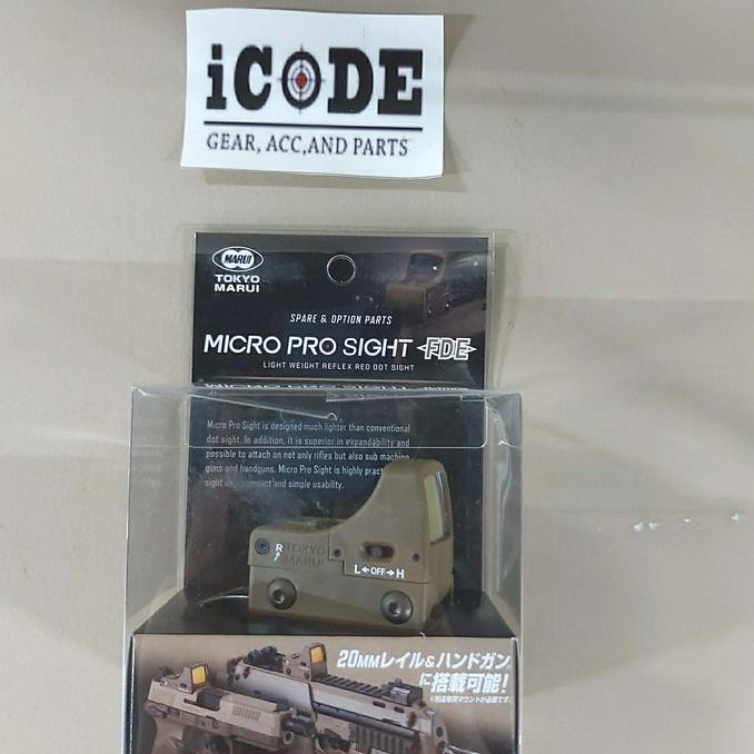 BARANG BARU Tokyo Marui Micro Pro sight Light weight Red dot antishock