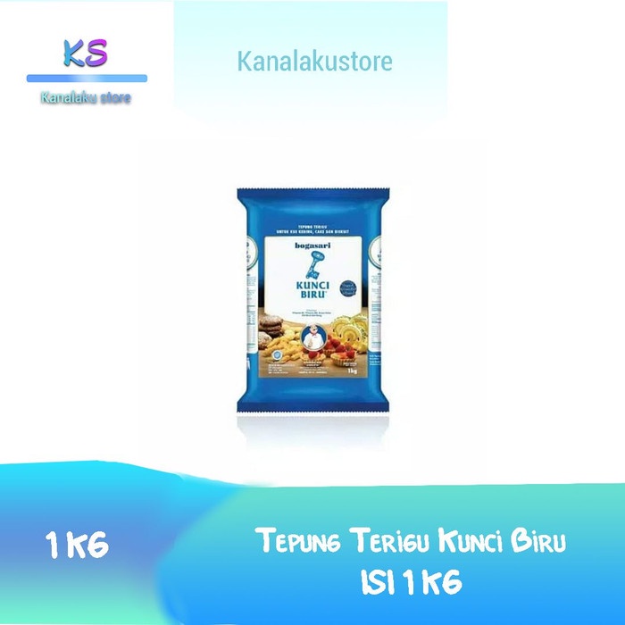 

cs01477 Tepung Terigu Kunci Biru 1 Kg Da01D100