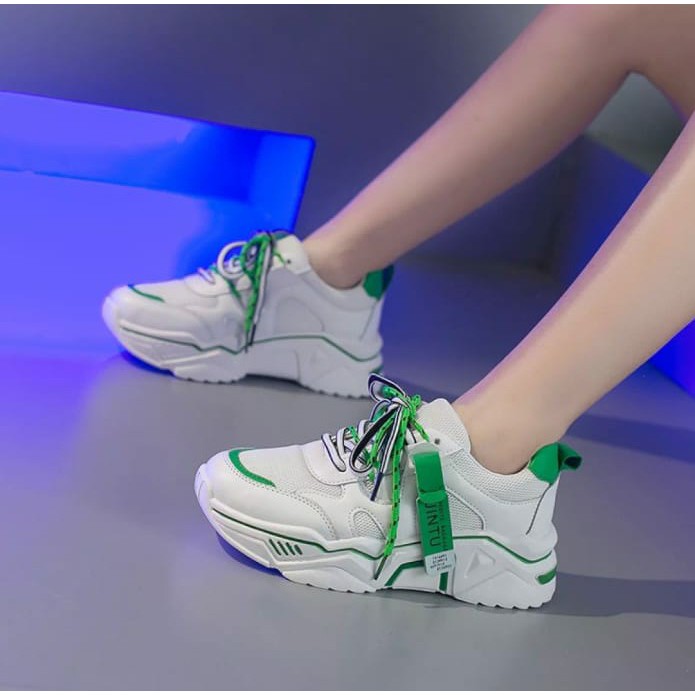 SEPATU WANITA KOREA SPORT JINTU HIJAU