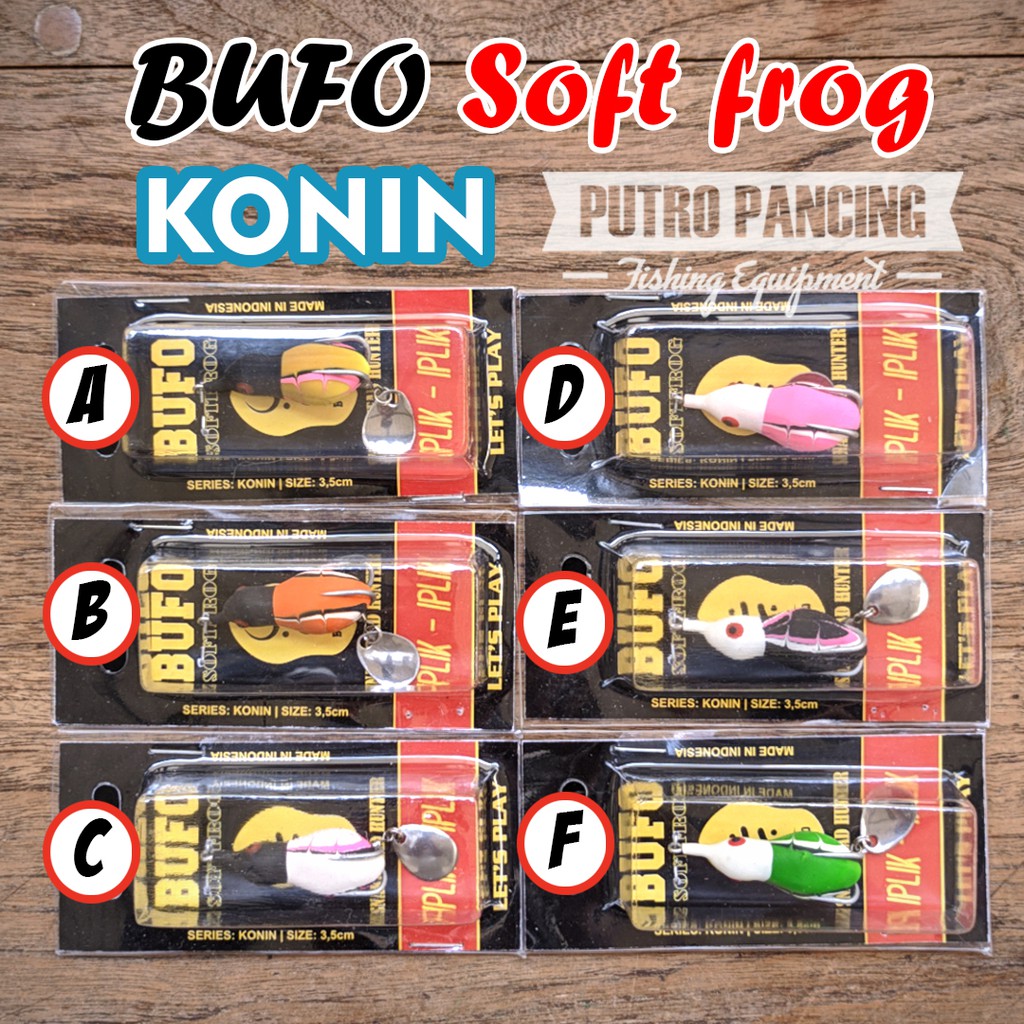 Lure Bufo Konin Softfrog Soft Frog 3,5cm 4gram