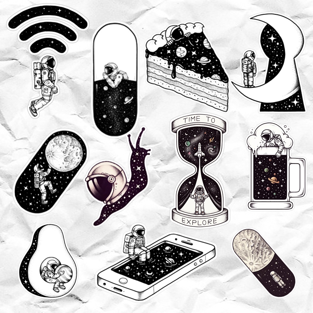 

20 PCS STICKER SPACE/ Sticker Murah / Sticker Tumblr / Sticker HP / Sticker Aesthetic