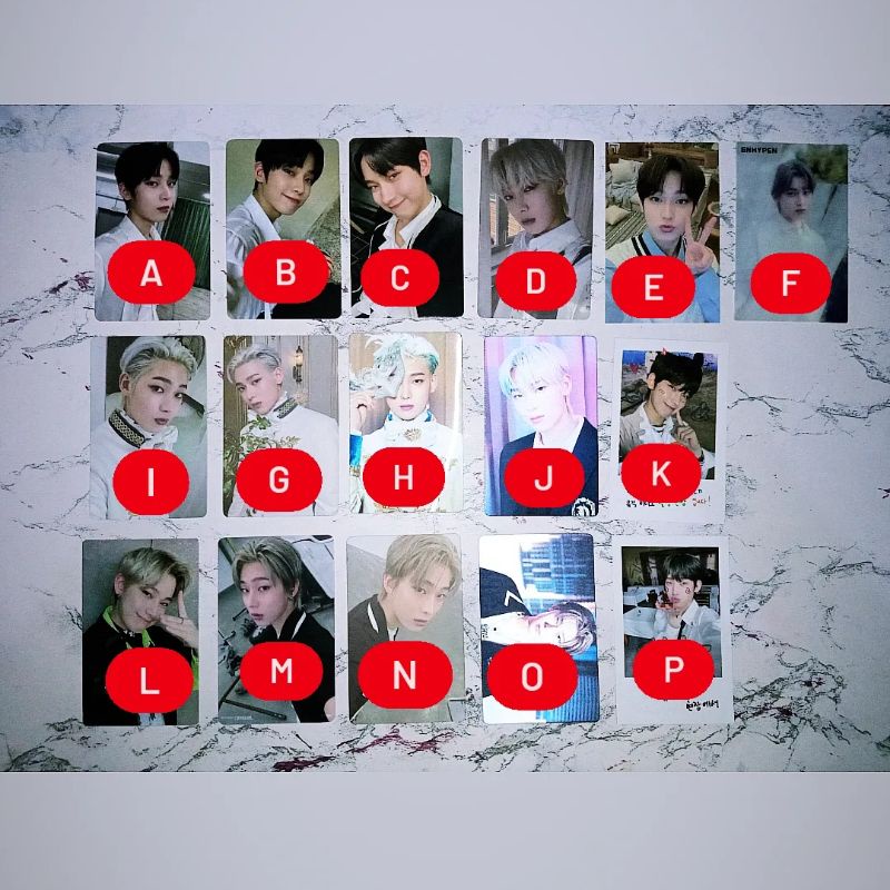 Official Photocard Sunoo Enhypen Dawn Up Hype Down