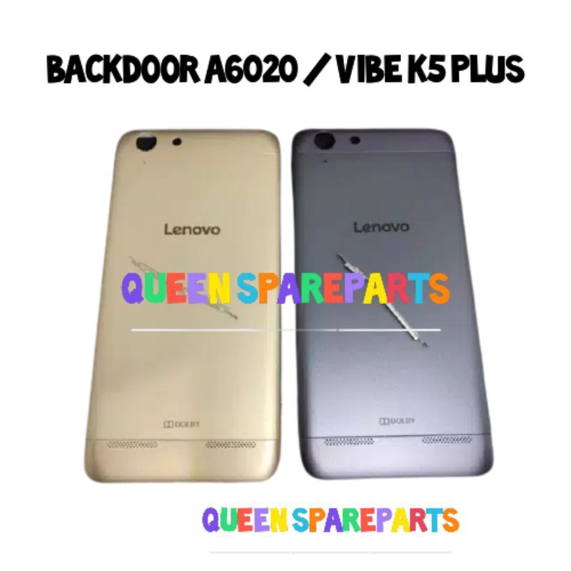 BACKDOOR BACK COVER TUTUP BELAKANG LENOVO A6020 VIBE K5 PLUS TUTUP BATERAI ORIGINAL