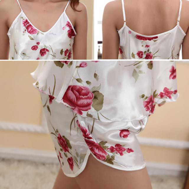 Chase - Woman Sexy Sleep Wear Lingerie /Lace Silk Sleep Wear / Baju Ti