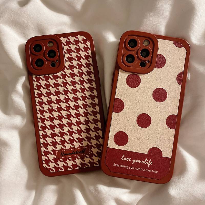 Angel Eyes Red Point Soft Case iP iPhone 7 8 14 + Plus X XR SE 2020 XS Max 11 12 13 Pro Max Casing Xiaomi Redmi Note 8 Pro