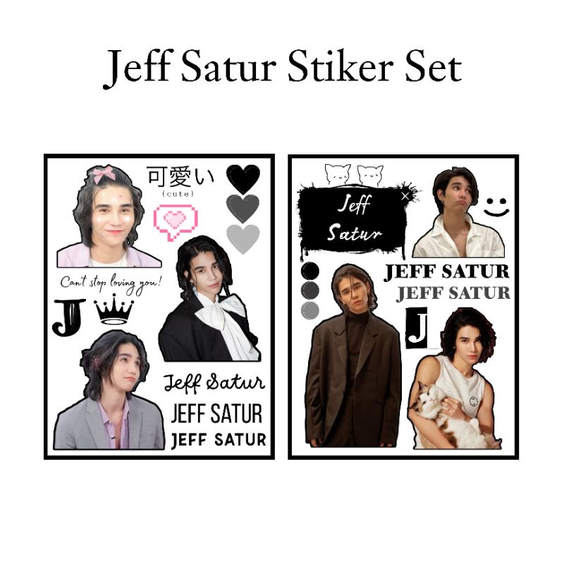 JEFF SATUR  STIKER SET