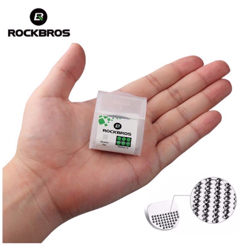 Rockbros Tambal ban Sepeda Reparasi Tire repair kit Best