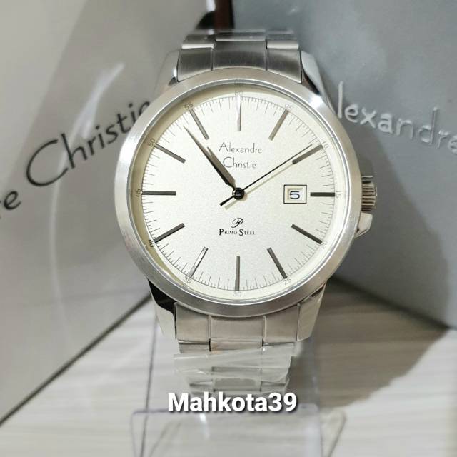 Jam tangan pria Alexandre Christie AC 1008 MD SS Primo