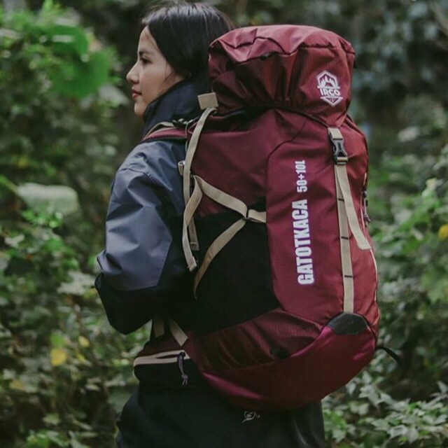 Tas Carrier Gunung 50L - Ransel Hiking Trekking - Outdoor Backpack / Daypack - Free Rain Cover