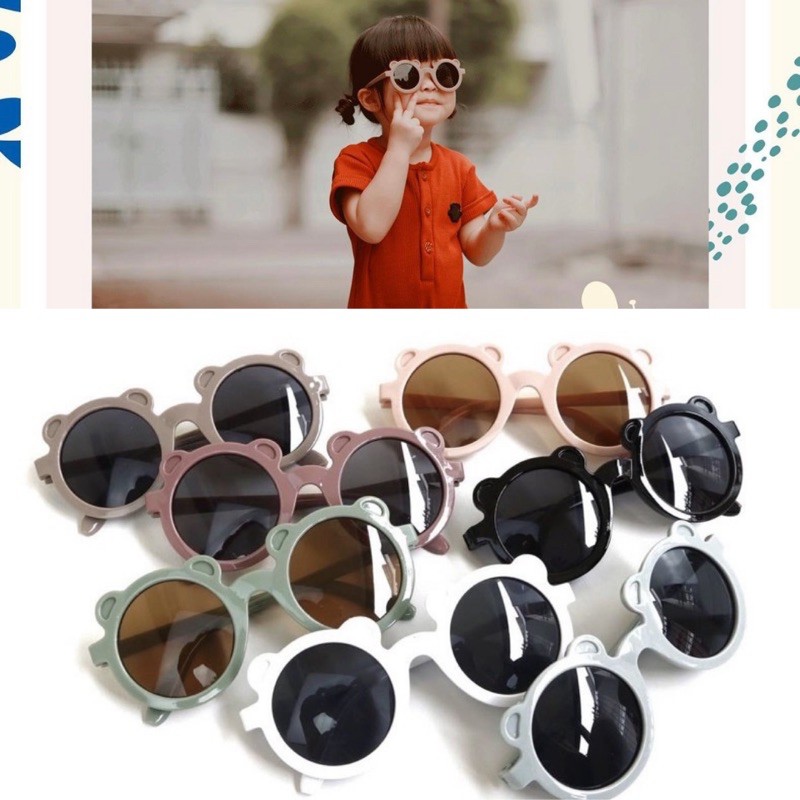 Kacamata Anak Bayi Sunglasses Baby Bayi Kids Cute Anti UV Ootd Fashion Anak Cewek Cowok Laki Import Kacamata Gaya Anak Kacamata  Fashion Anak