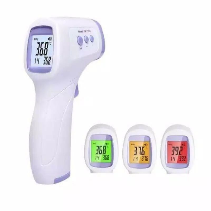 Thermo Meter Suhu Badan Dikang HG-03/ Thermogun 3 Warna Murah/ Thermometer Infrared 3 Color Screen